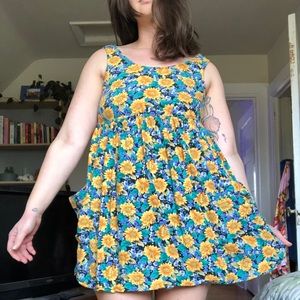 Cute sunflower dress